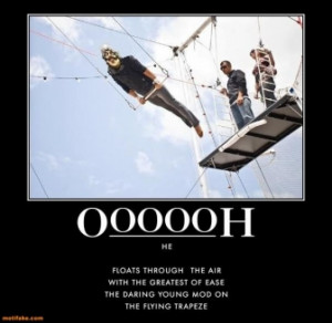 OH HE FLOATS THROUGH THE AIR -