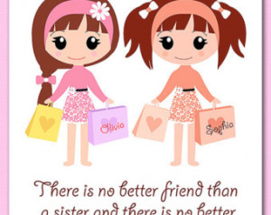 Sister Quote Sisters Art Sorority Wall Decor Print Little