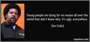 Young people are dying for no reason all over the world that don't ...