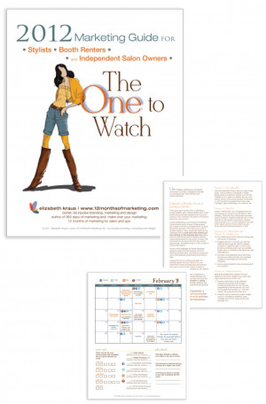 ... marketing and decorating for Valentine’s Day in the salon and spa