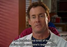 Scrubs...Dr. Cox has to be my favorite besides JD. Elliot is most like ...