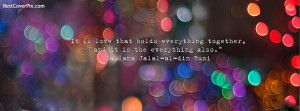 Maulana Jalal al Din Rumi Quote Facebook Profile Cover Photo