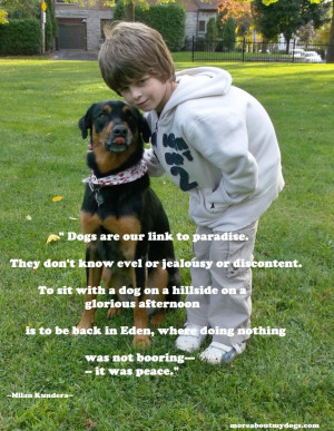 dog-quotes-with-pictures-of-little-boy-with-his-dog-funny-dog-quotes ...