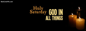 Holy Saturday facebook profile cover Photo