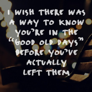 ... my favorite (most poignent) quote from The Office series finale