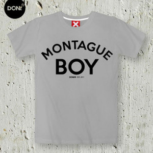MONTAGUE BOY ,Romeo & Juliet,Montague,Minimal T-shirt,Quote Tshirt ...