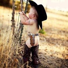 Naked baby cowboy More