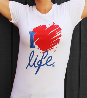 Home > Products > I Love Life Graphic Tee | Women's Shirts