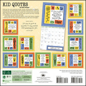 Home > Obsolete >Kid Quotes 2013 Wall Calendar