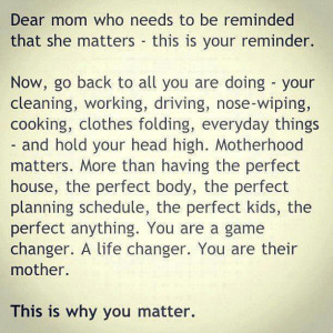 Dear Mom Quotes Tumblr Dear mom quote.