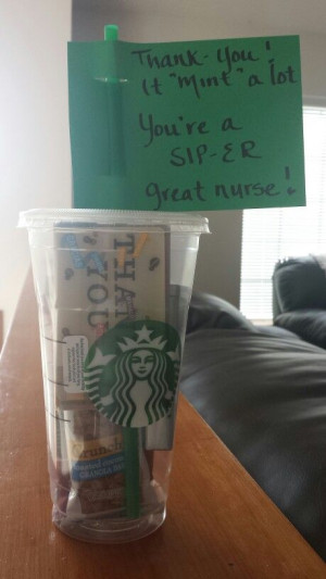 Another clinical gift for my preceptor nurse.