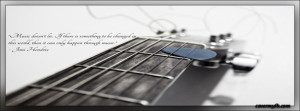 Music Quotes And Sayings Facebook Cover Importance of music cover