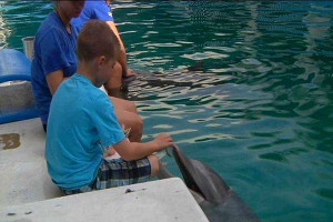 ... Buzz Monster WATCH: Boy With Rare Disease Meets Winter the Dolphin