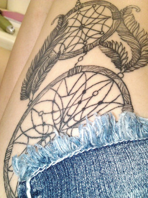 My dream catcher. My sister and I got matching tattoos. This is my ...