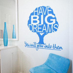 ... or a kid's bedroom. Wall decal from http://cozywallart.com