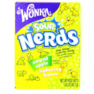 Wonka Sour Nerds Amped Apple & Lightning Lemon