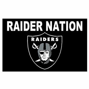Oakland Raiders Raider Nation 3x5 foot Flag - Click to enlarge