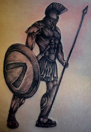 Spartan Warrior Tattoos