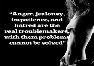 ... , Impatience And Hatred Are The Real Troublemakers - Anger Quote