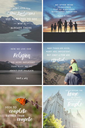 ... and shareable quotes from the April session of LDS General Conference