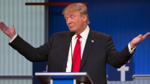 Donald Trump at Cleveland debate. 6 Aug 2015