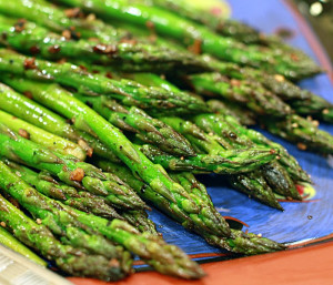 Balsamic asparagus, artichoke pasta and new, red sandals — it must ...