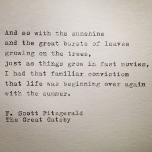 Scott Fitzgerald, The Great Gatsby