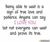 Everyone Can Say I Love You,few People Can Prove It