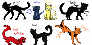 blackbutler cats:.and funny nicknames! by kkrenee360