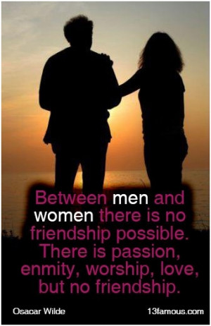 Friendship Quotes Between Man and Woman