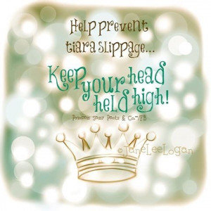 Keep your head held high