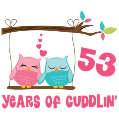 53rd Anniversary Cuddlin Owls
