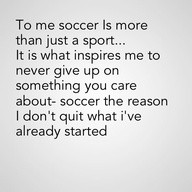 Soccer Quotes Not Giving Up. QuotesGram