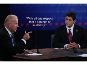 Malarkey was trending because of this quote by Joe Biden. # ...