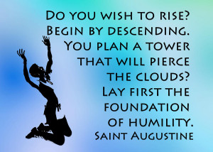 Humility Saint Augustine Quote Digital Art