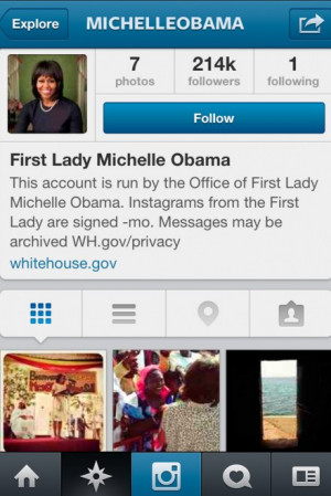 Michelle Obama Joins Instagram And Shares Pictures From Senegal ...