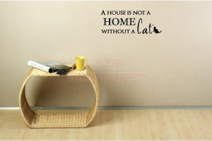 Home / Vinyl Wall Decals / Inspirational / A house is not a home ...