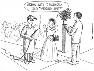 Funny wedding cartoon, wedding cartoons, funny wedding, wedding ...