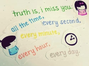 Truth is, I Miss you..