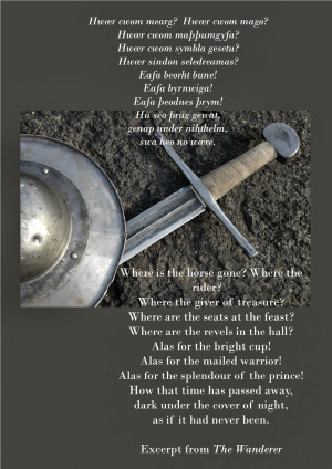 Beowulf Quotes Famous quotes, one from the wanderer and the other from ...