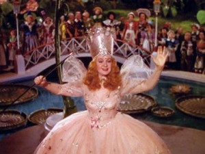 ... wizard of oz under somewhat false pretenses as the good witch of the