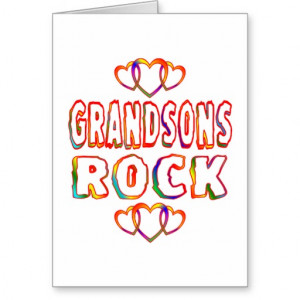 Grandsons Rock Cards