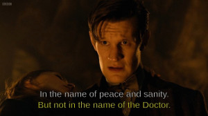 doctor who the name of the doctor quotes