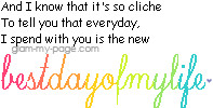 my life quotes or sayings photo: best day of my life best.png