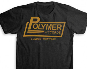 Spinal Tap - Polymer Records (Recor ding Label) T Shirt - Tri-Blend ...