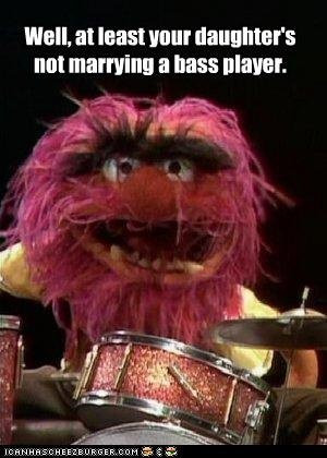 Bass player humor ; )