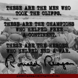 Ronald Reagan quote on the 40th anniversary of D-Day