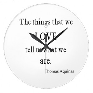 Vintage Addison Love Inspirational Quote / Quotes Wall Clocks