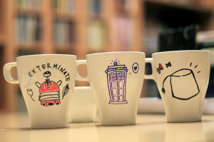 doctor who dw coffee made by me DIY mug tea craft sharpies mugs Do It ...