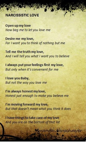 Narcissistic Love Poem